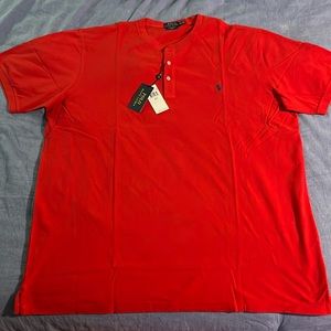 Polo Ralph Lauren men’s classic red shirt size 2LT NWT original price $89.50